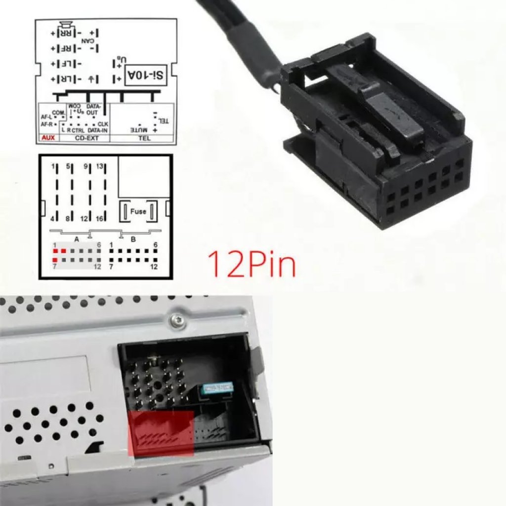 Bluetooth A2DP/handsfree modul pro BMW 12pin