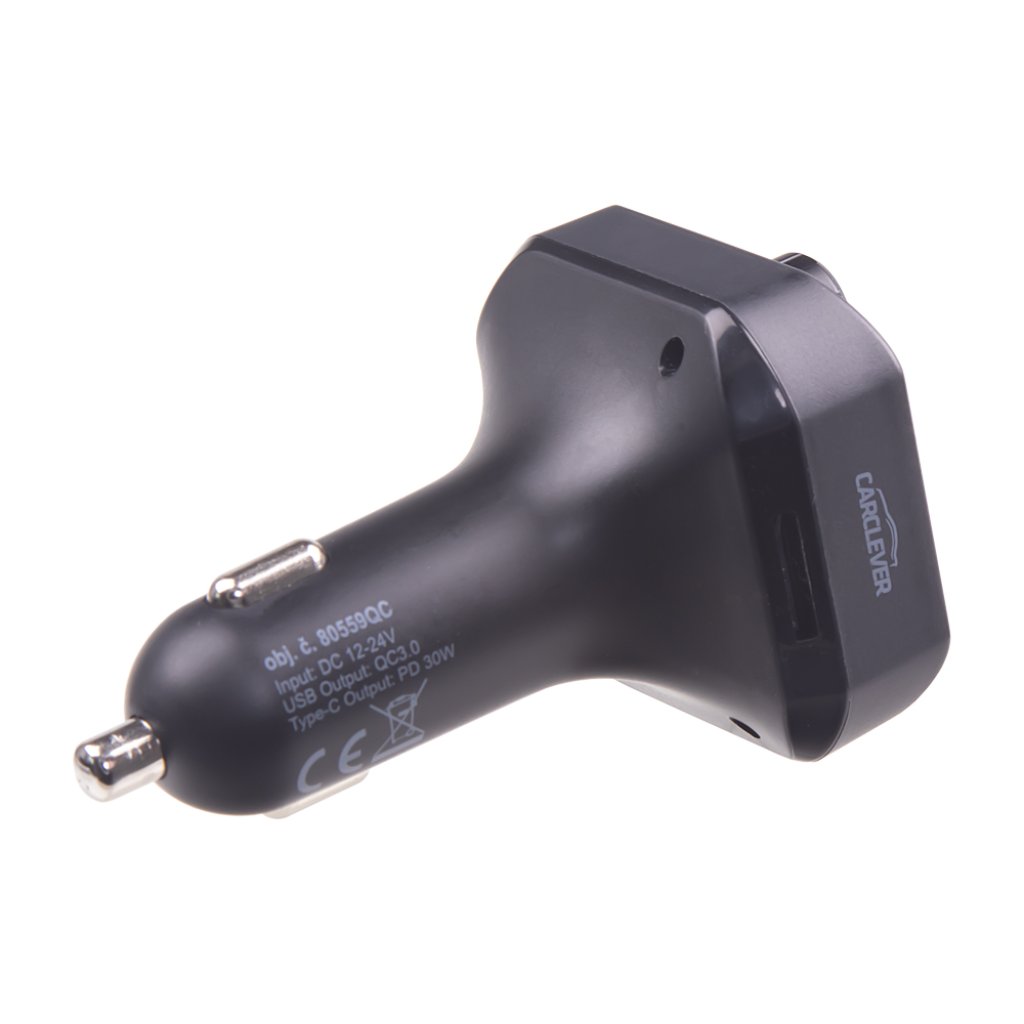 Bluetooth/MP3/FM modulátor bezdrátový s SD portem do CL s 3D stereo, USB-C / USB QC3.0