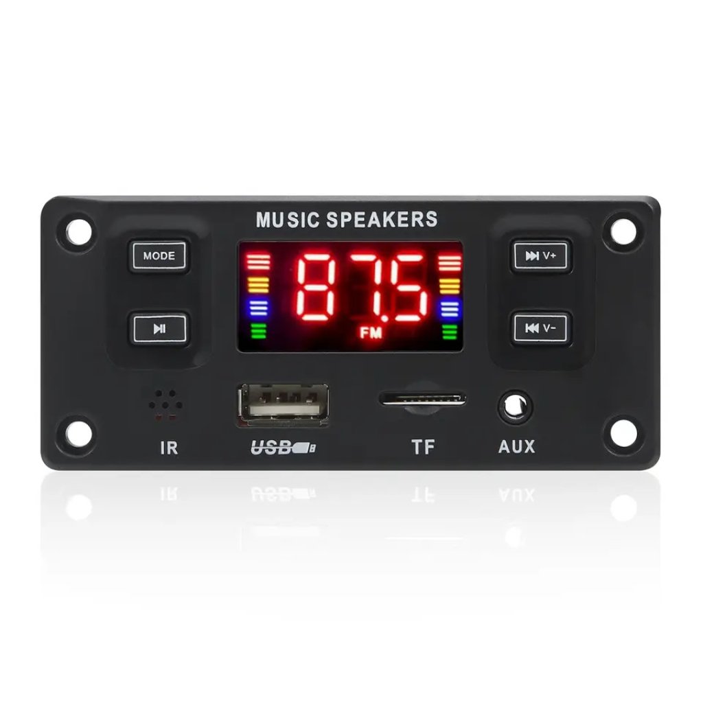 Bluetooth/MP3/FM přehrávač do panelu se zesilovačem