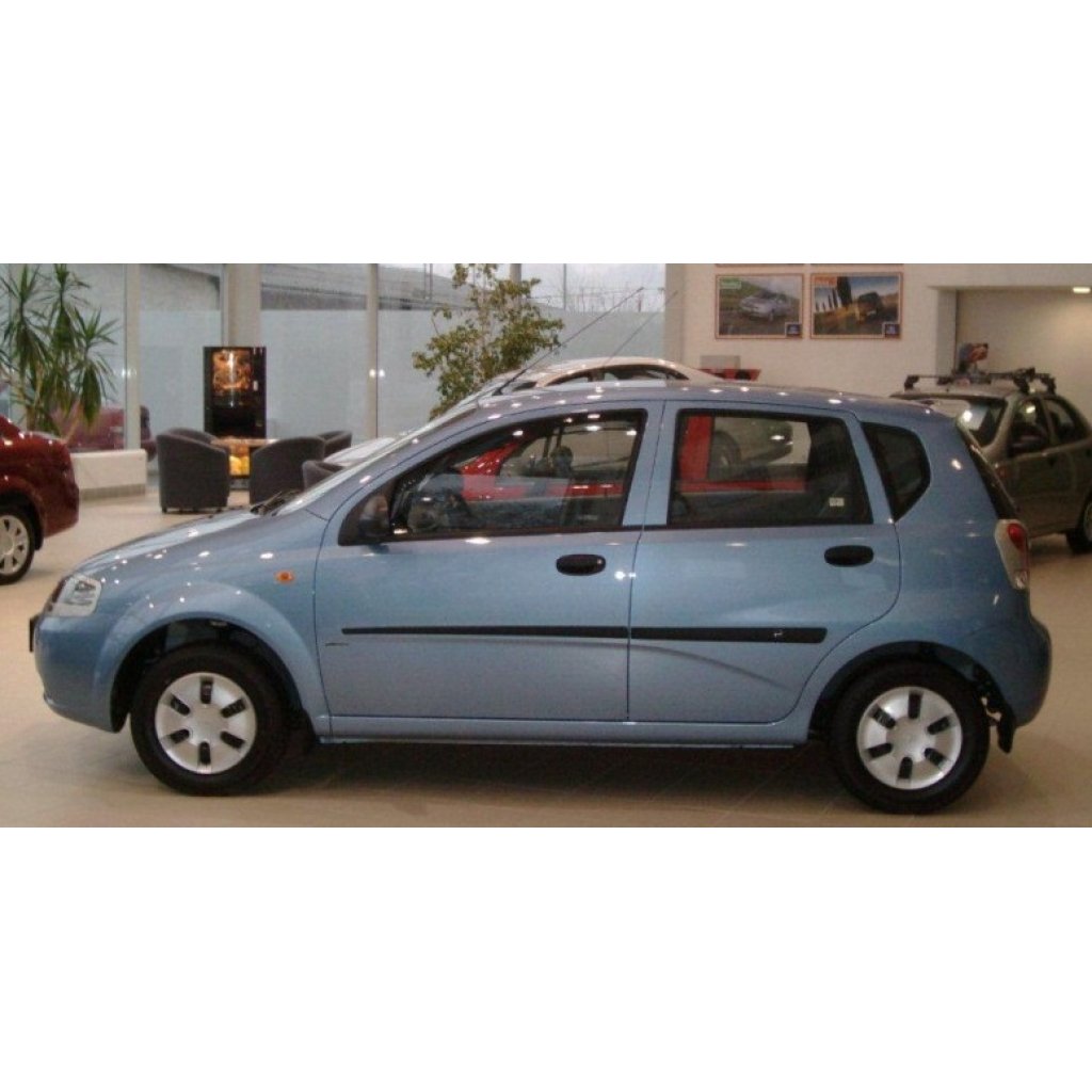 Boční lišty na dveře Chevrolet Aveo Hatchback 2003-2011 F5 | Rider