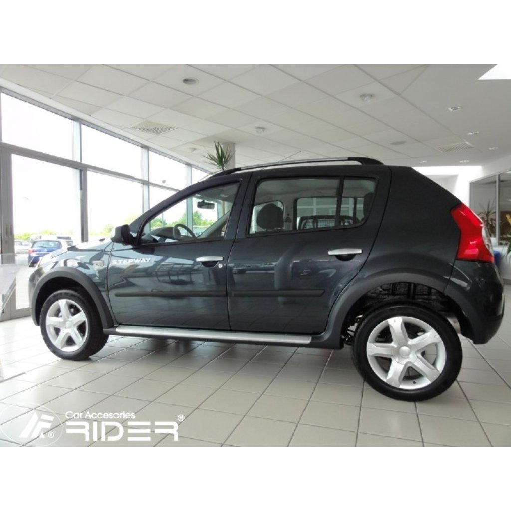 Boční lišty na dveře Dacia Sandero/ Stepway 2008-2012 F3 | Rider