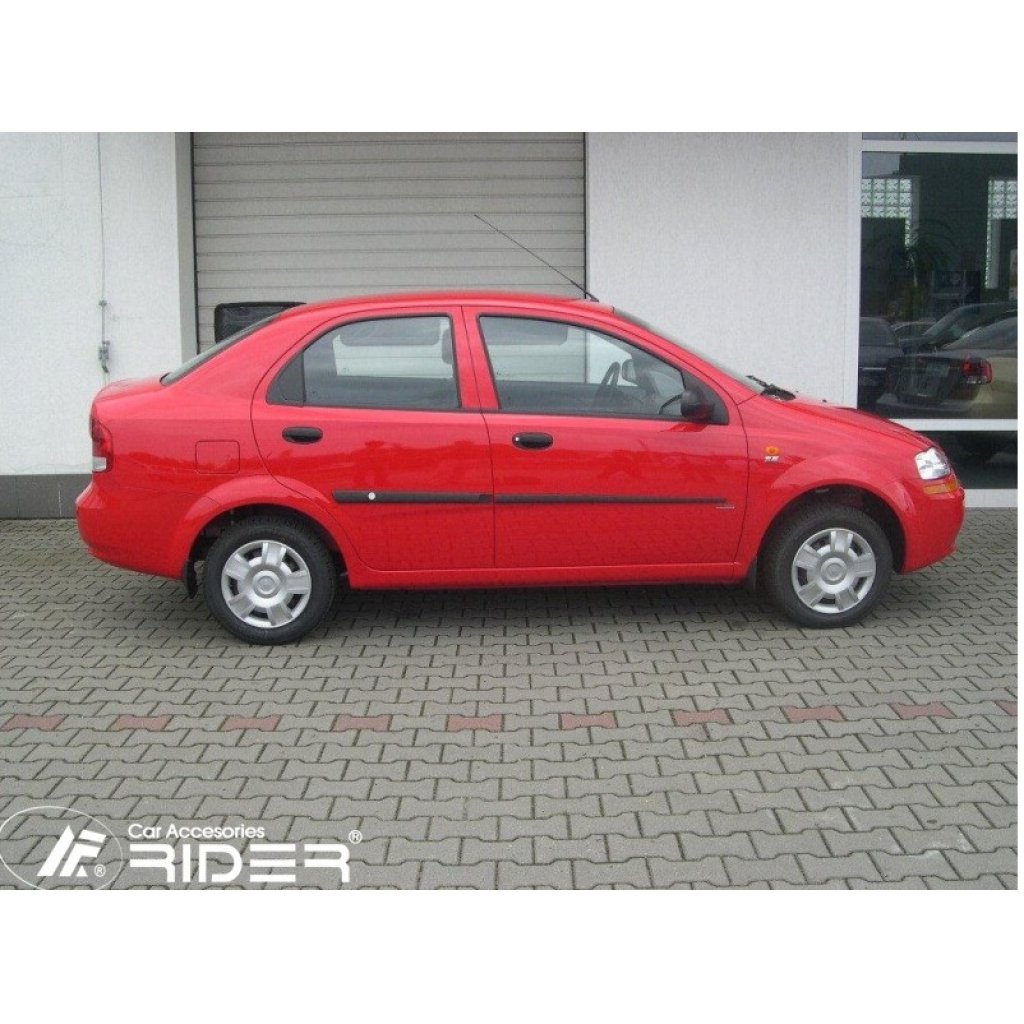 Boční lišty na dveře Daewoo Kalos 2002-2011 F5 | Rider