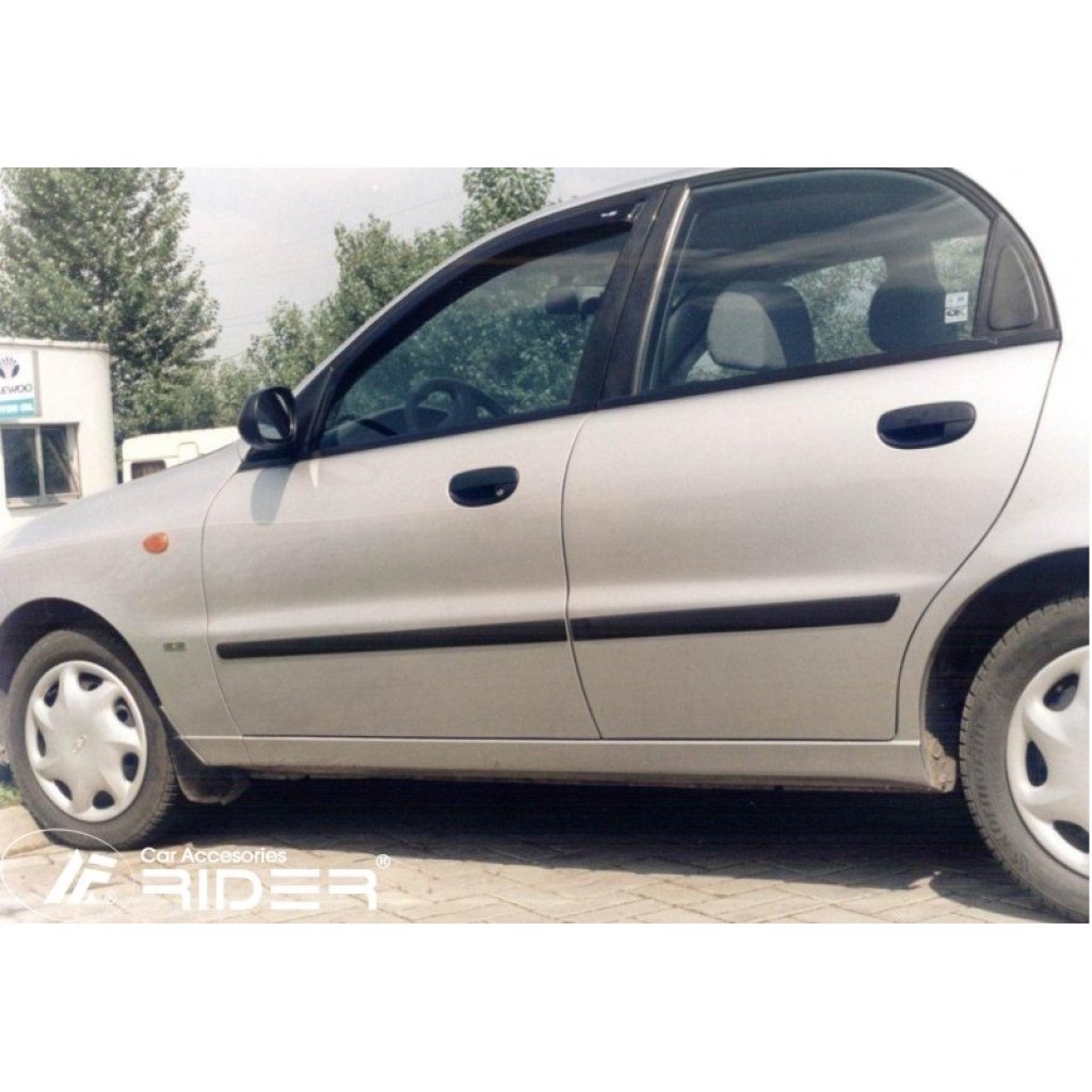 Boční lišty na dveře Daewoo Lanos 5dv 1997-2002 F3 | Rider