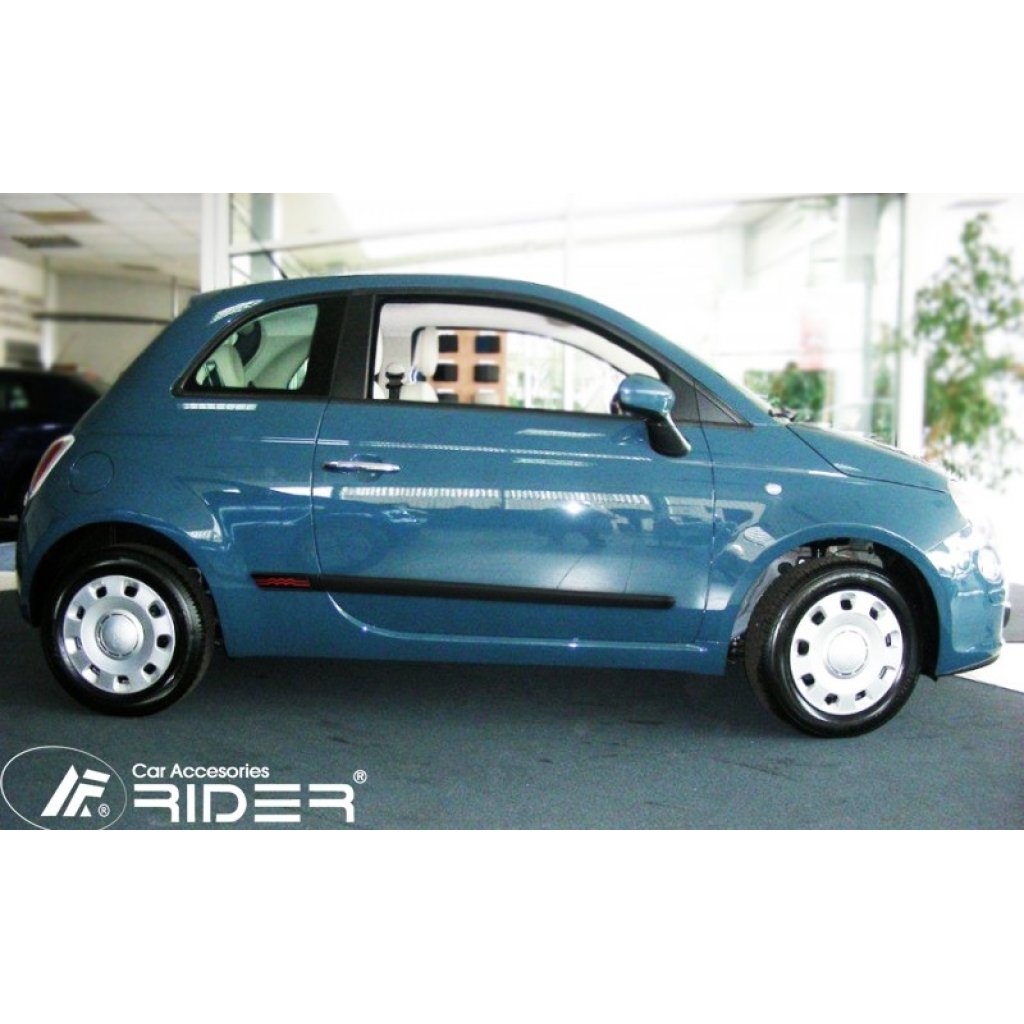 Boční lišty na dveře Fiat 500 2007-/500FL 2015- H25 | Rider