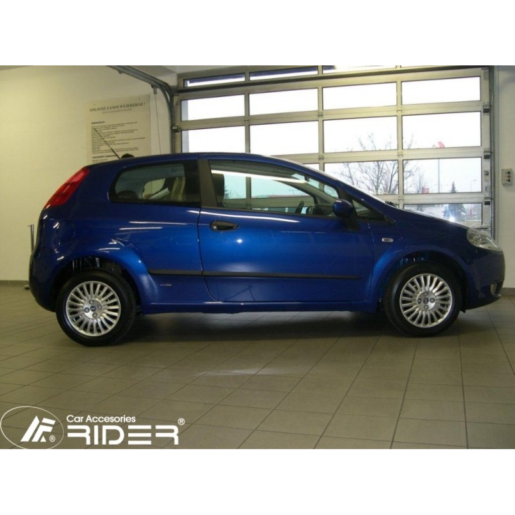 Boční lišty na dveře Fiat Grande Punto 3dv 2005-2012 F18 | Rider