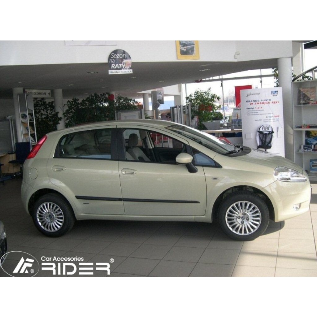 Boční lišty na dveře Fiat Grande Punto 5dv 2005-2012 F17 | Rider