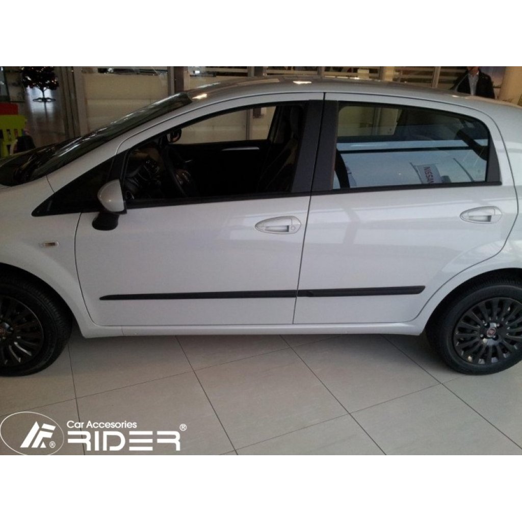 Boční lišty na dveře Fiat Punto III 5dv 2012-2019 F17 | Rider