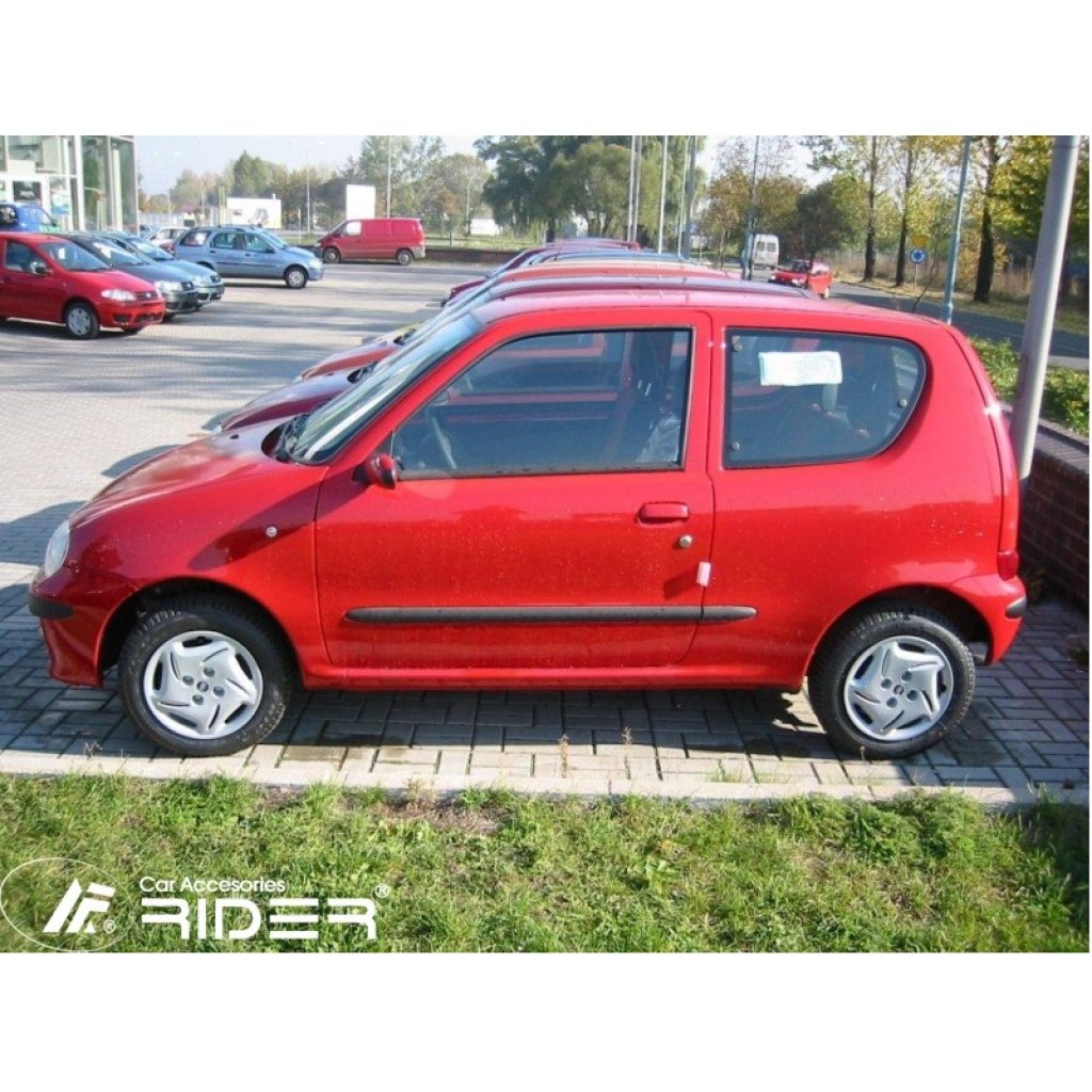 Boční lišty na dveře Fiat Seicento 1998-2010 F9 | Rider
