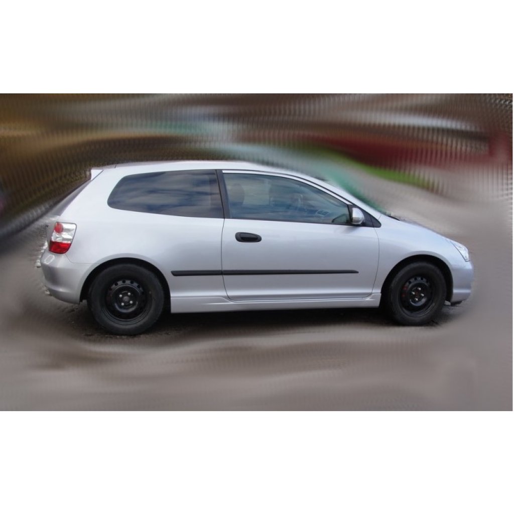 Boční lišty na dveře Honda Civic 3dv Hatchback 2001-2006 F18 | Rider