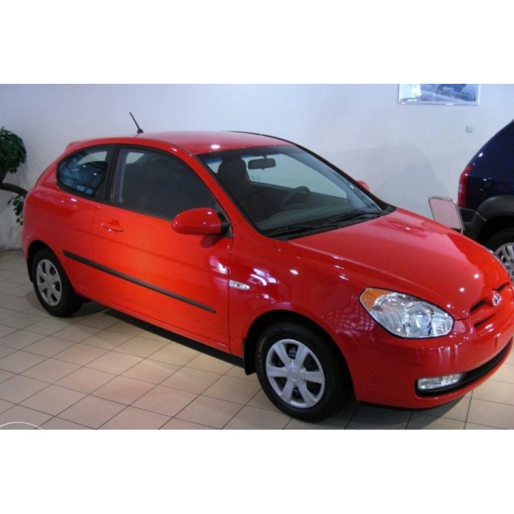 Boční lišty na dveře Hyundai Accent 3dv Hatchback 2005-2010 F18 | Rider