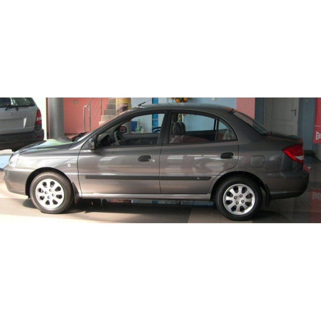 Boční lišty na dveře Kia Rio 4dv Sedan 2000-2005 F4 | Rider