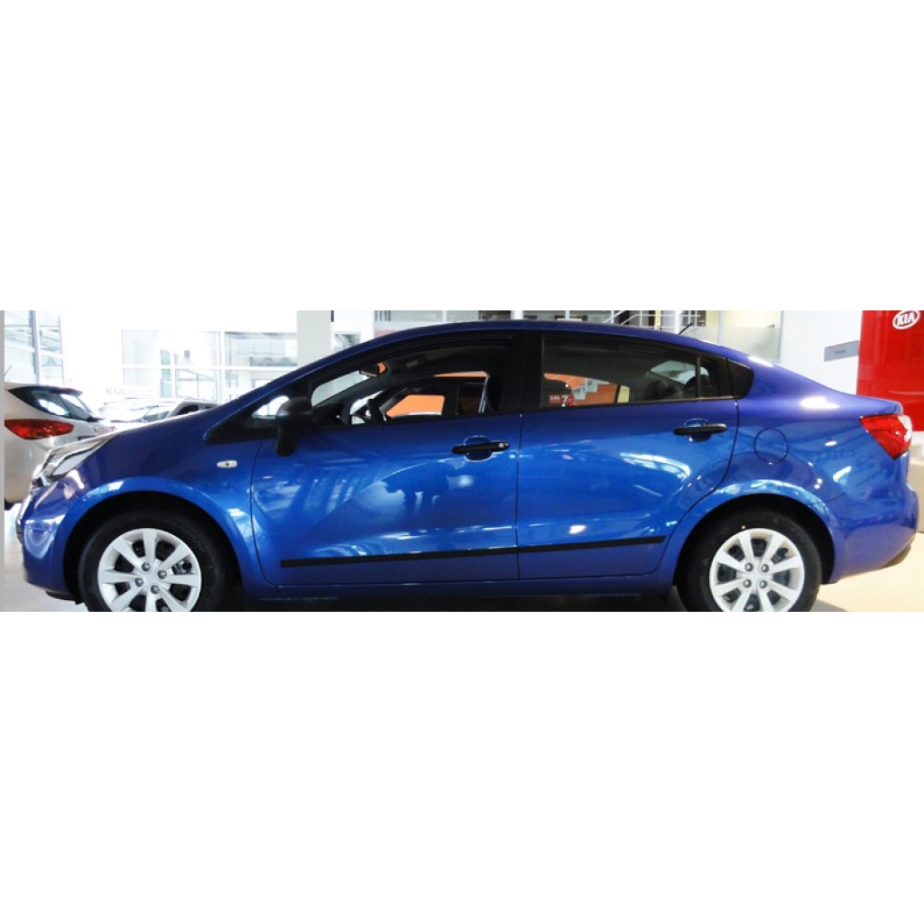 Boční lišty na dveře Kia Rio 4dv Sedan 2011-2017 F35 | Rider