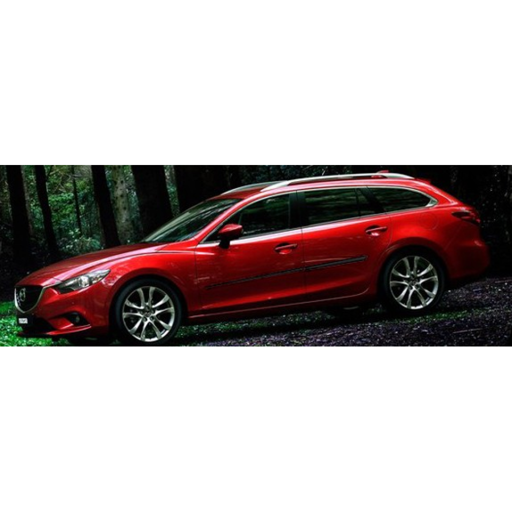 Boční lišty na dveře Mazda 6 SW Combi 2012- F16/14 | Rider