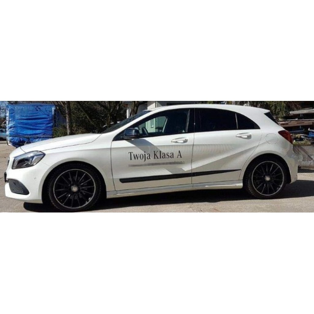 Boční lišty na dveře Mercedes A-Class 2012-2018 F24 | Rider