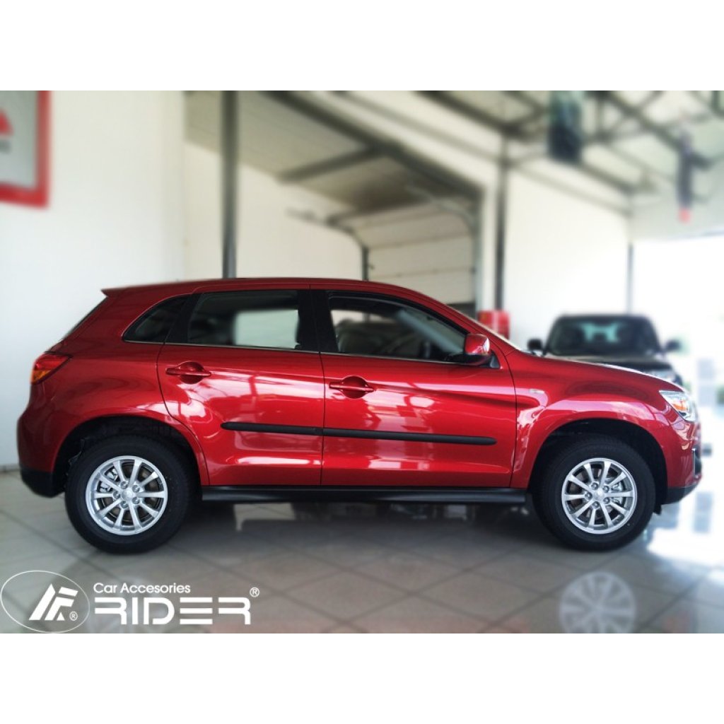 Boční lišty na dveře Mitsubishi ASX 2010-2012 F2 | Rider