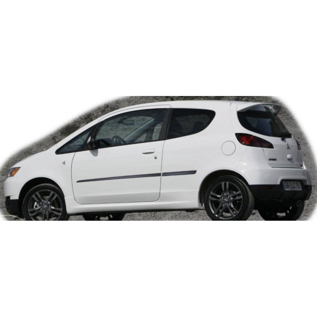 Boční lišty na dveře Mitsubishi Colt 3dv Hatchback 2008-2012 F18 | Rider
