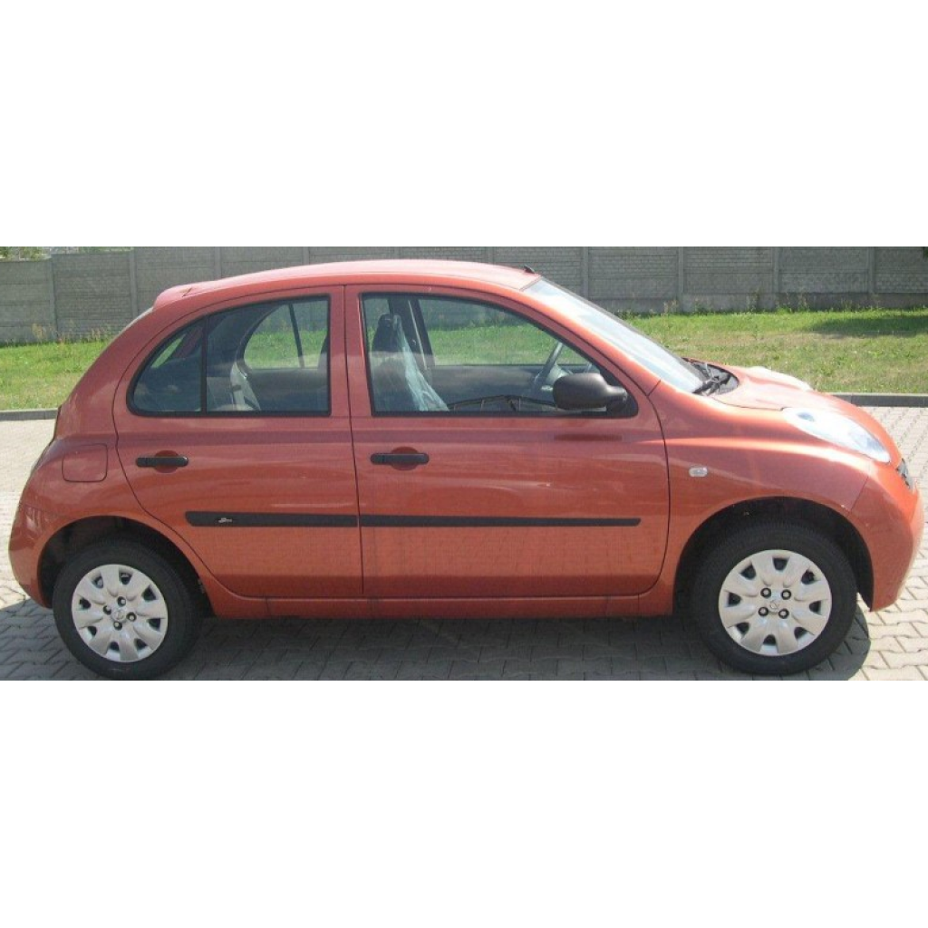 Boční lišty na dveře Nissan Micra 5dv Hatchback 2002-2010 F14 | Rider