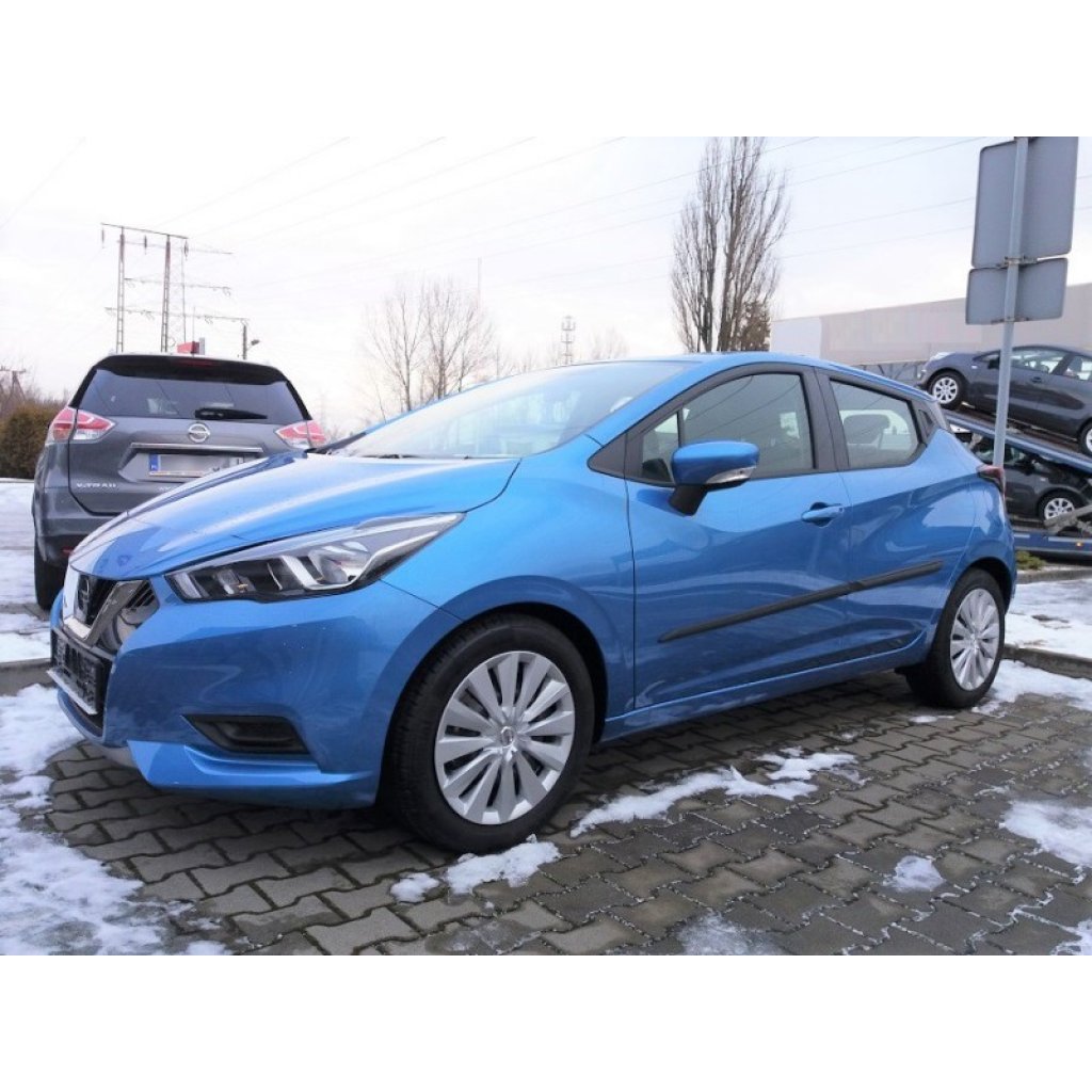 Boční lišty na dveře Nissan Micra 5dv Hatchback 2017- F17 | Rider