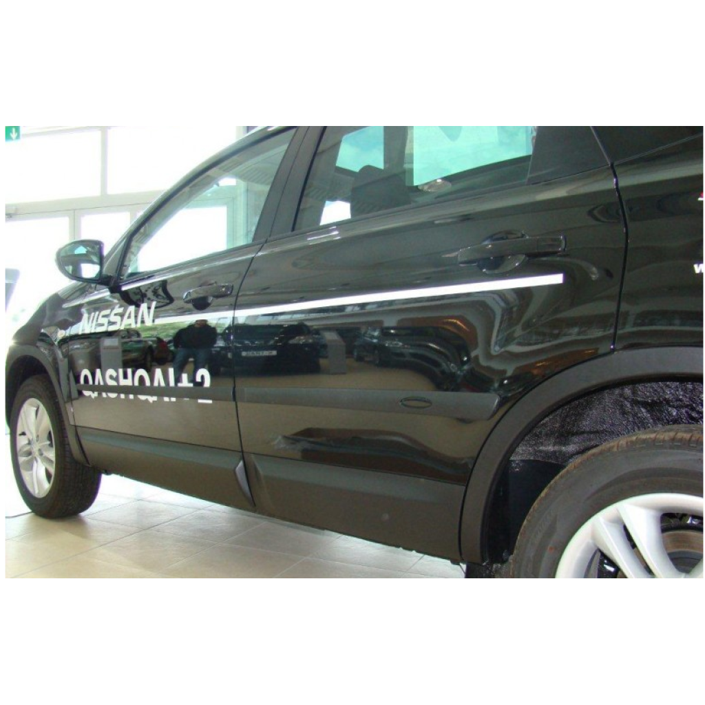 Boční lišty na dveře Nissan Qashqai 7m 2008-2014 F16 | Rider