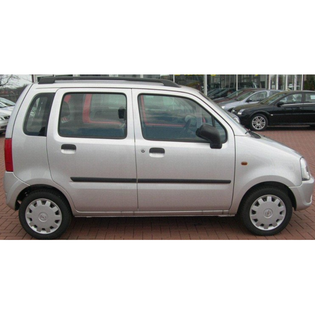 Boční lišty na dveře Opel Agila I 2000-2005 F3 | Rider