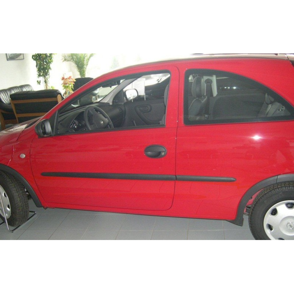Boční lišty na dveře Opel Corsa C 3dv 2000-2006 F6 | Rider