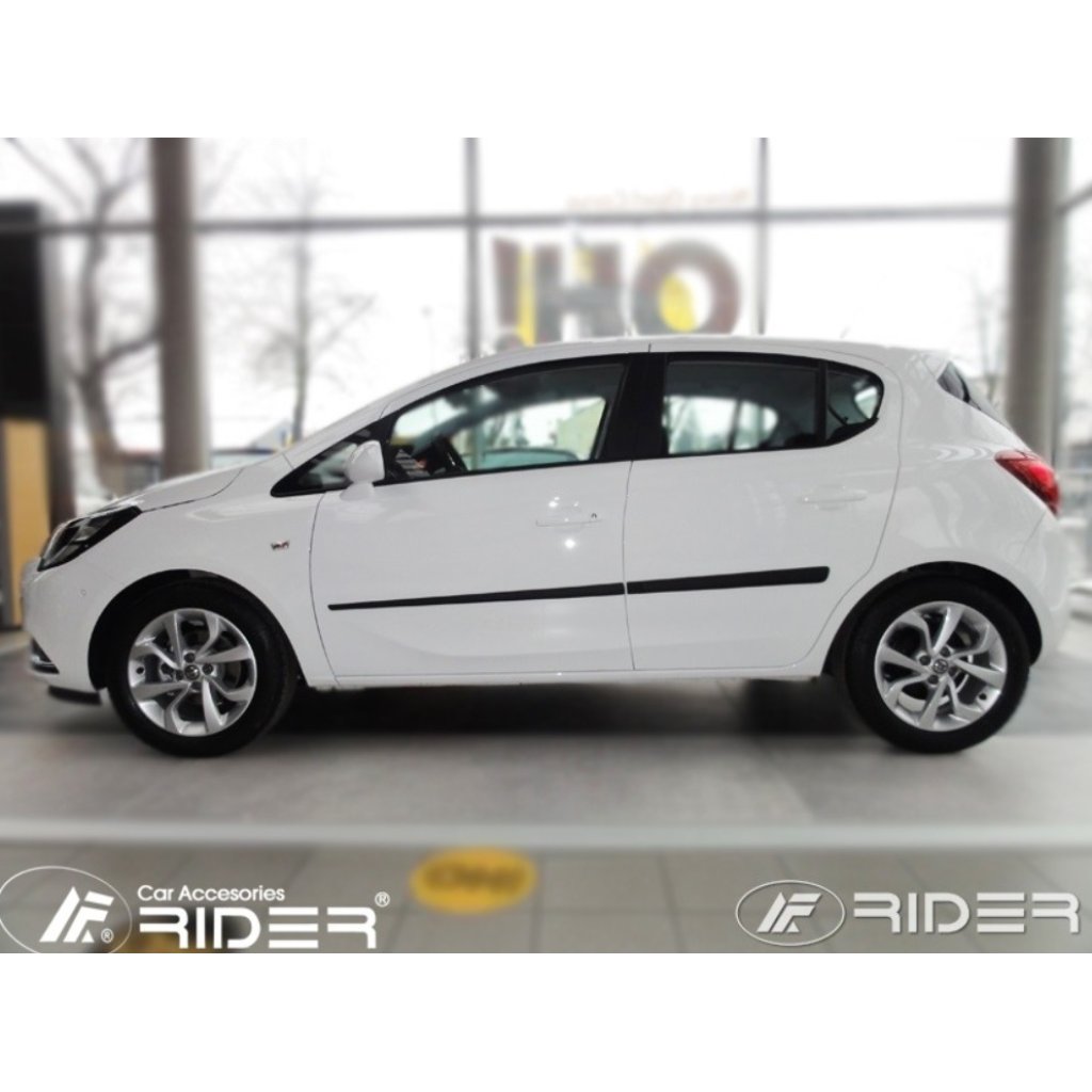 Boční lišty na dveře Opel Corsa E 5dv 2014-2019 F5 | Rider