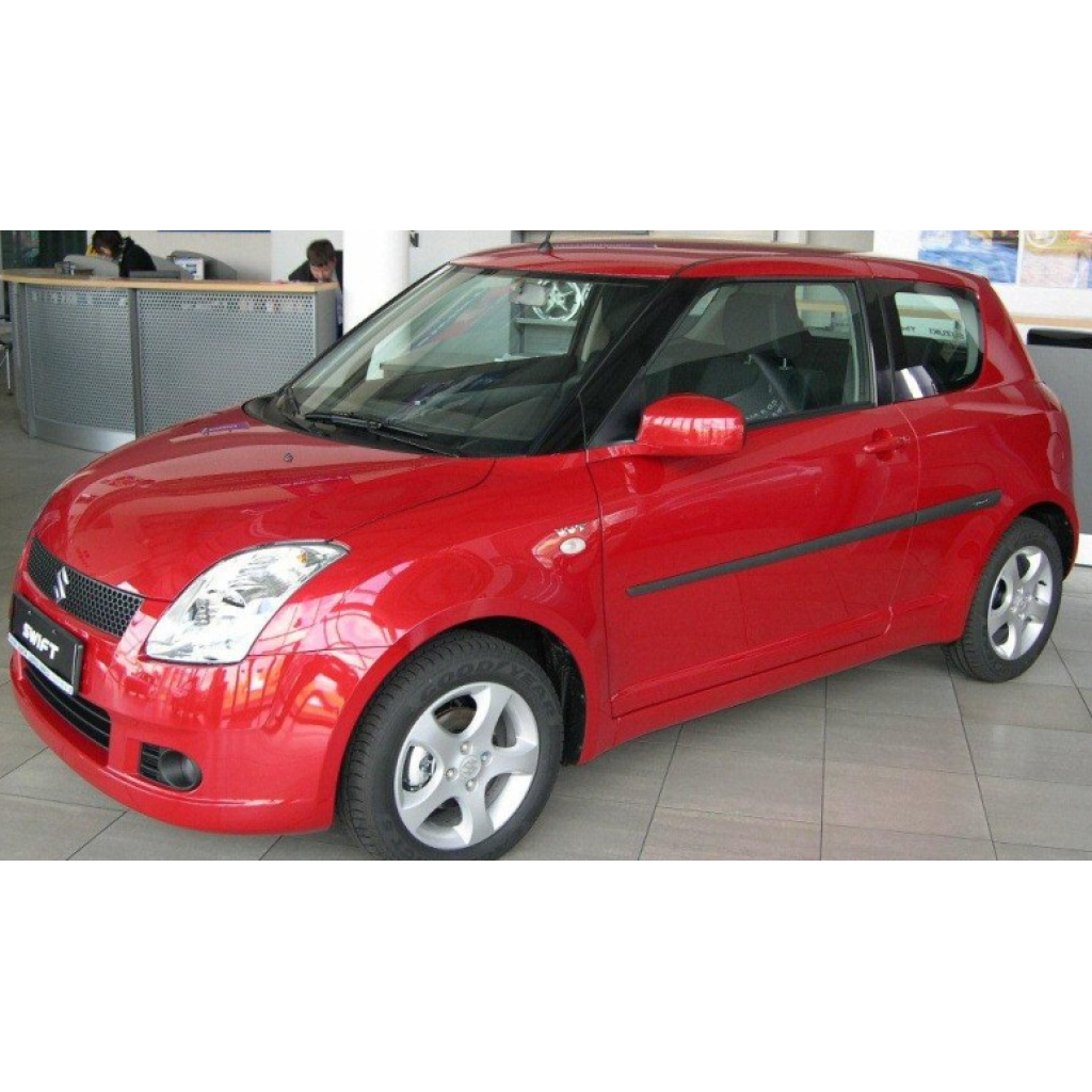 Boční lišty na dveře Suzuki Swift 3dv 2004-2010 F13 | Rider