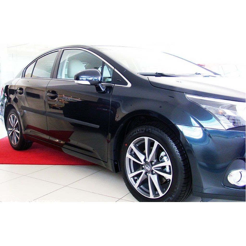 Boční lišty na dveře Toyota Avensis III 2009-2019 F20 | Rider