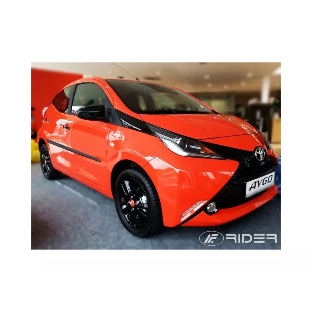 Boční lišty na dveře Toyota Aygo 5dv 2014-2021 F17 | Rider