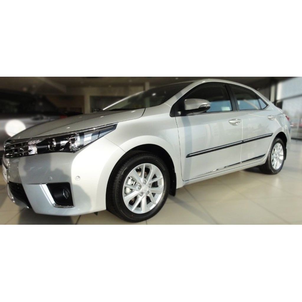 Boční lišty na dveře Toyota Corolla Sedan 2013-2018 F50 | Rider