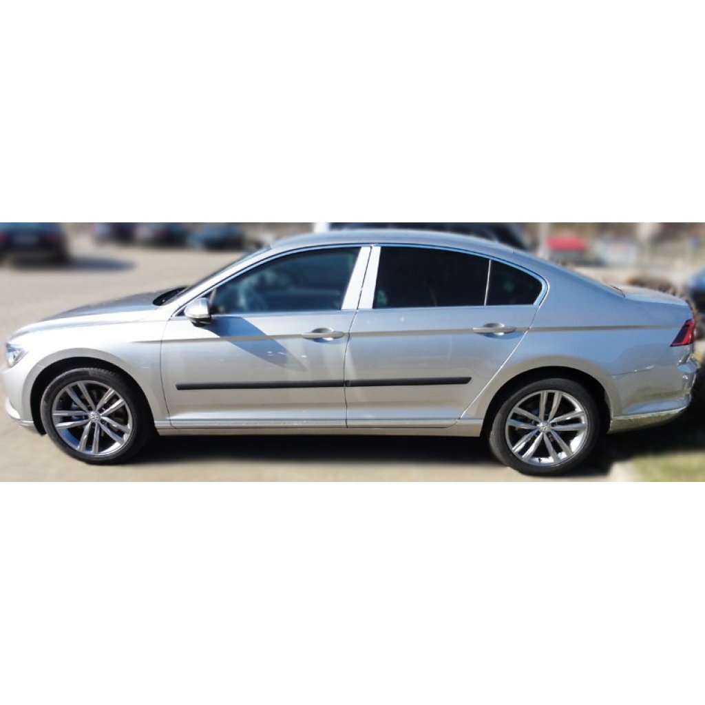 Boční lišty na dveře Volkswagen Passat B8 Sedan/Combi 2014-2024 F46 | Rider