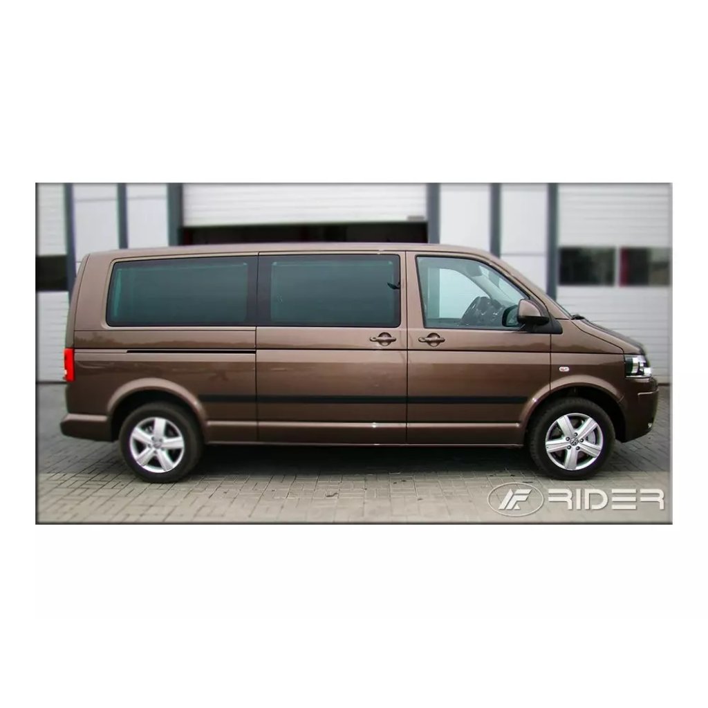Boční lišty na dveře Volkswagen T5-dlouhý 2003-2015 F38 | Rider