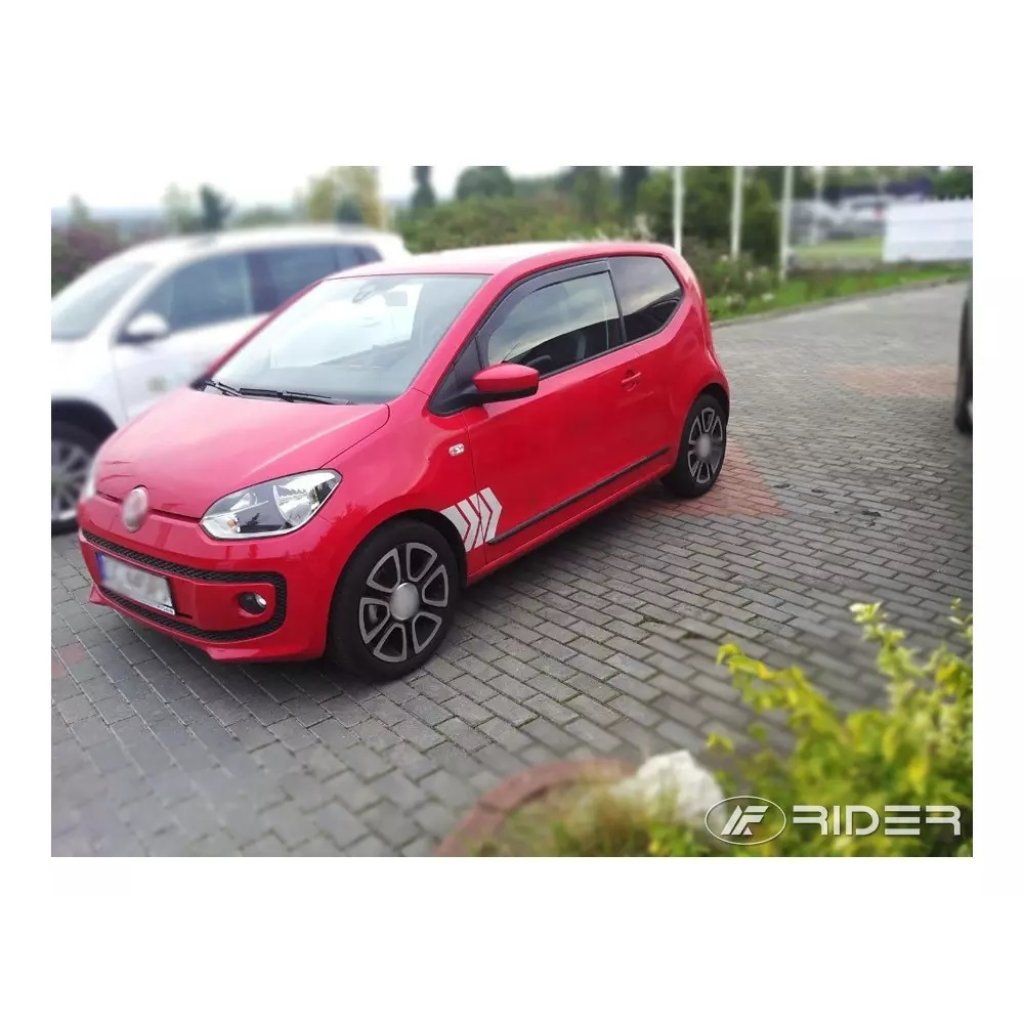 Boční lišty na dveře Volkswagen UP! 3dv 2011- F44 | Rider