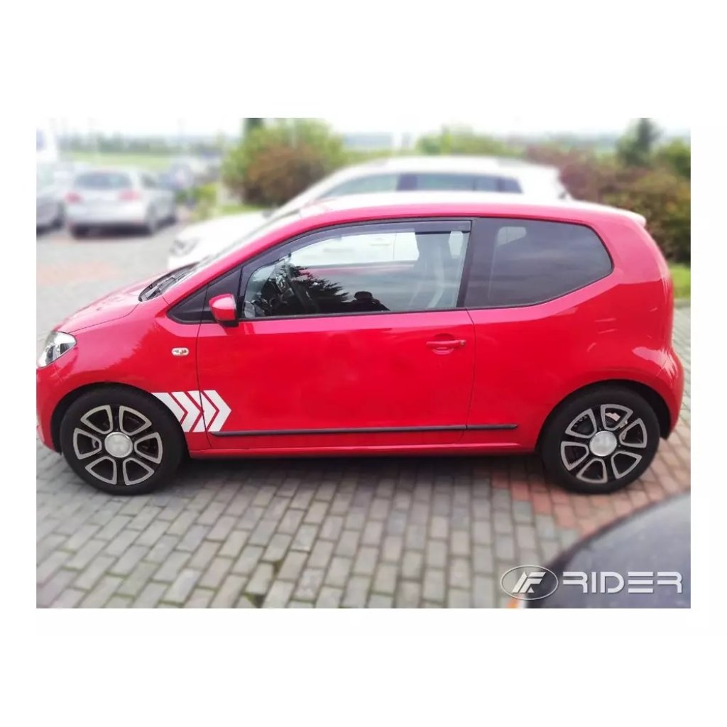 Boční lišty na dveře Volkswagen UP! 3dv 2011- F44 | Rider