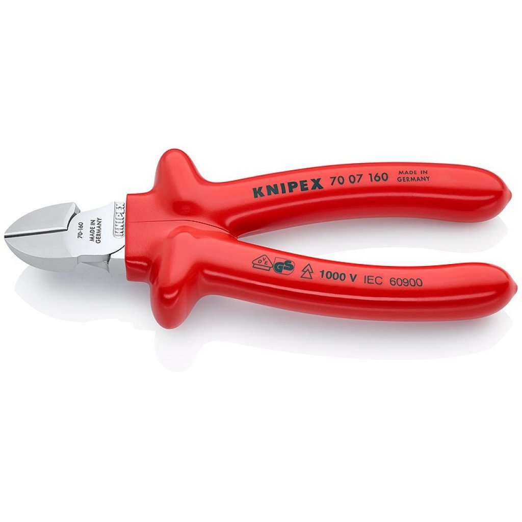 Boční štípací kleště chromované 160 mm - 7007160