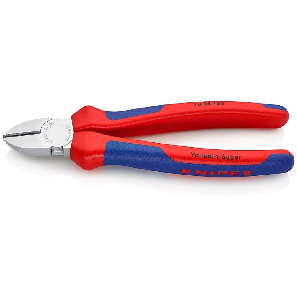 Boční štípací kleště chromované 180 mm - 7005180