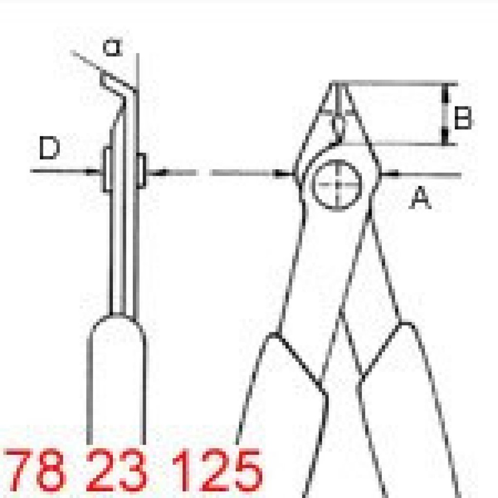 Boční štípací kleště Electronic Super Knips ® 125 mm - 7823125