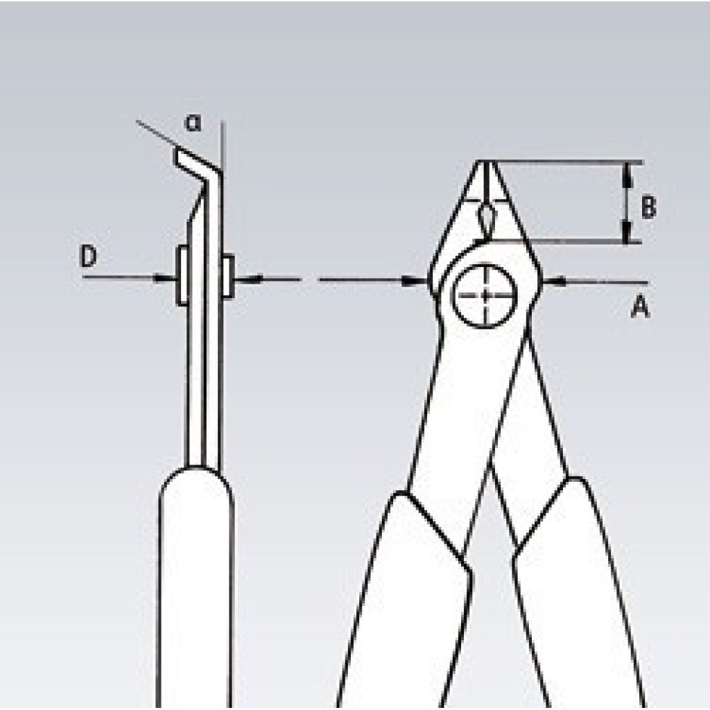 Boční štípací kleště Electronic Super Knips ® 125 mm - 7823125