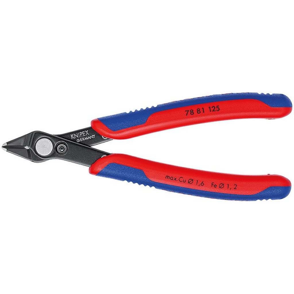 Boční štípací kleště Electronic Super Knips ® brunýrované 125 mm - 7881125