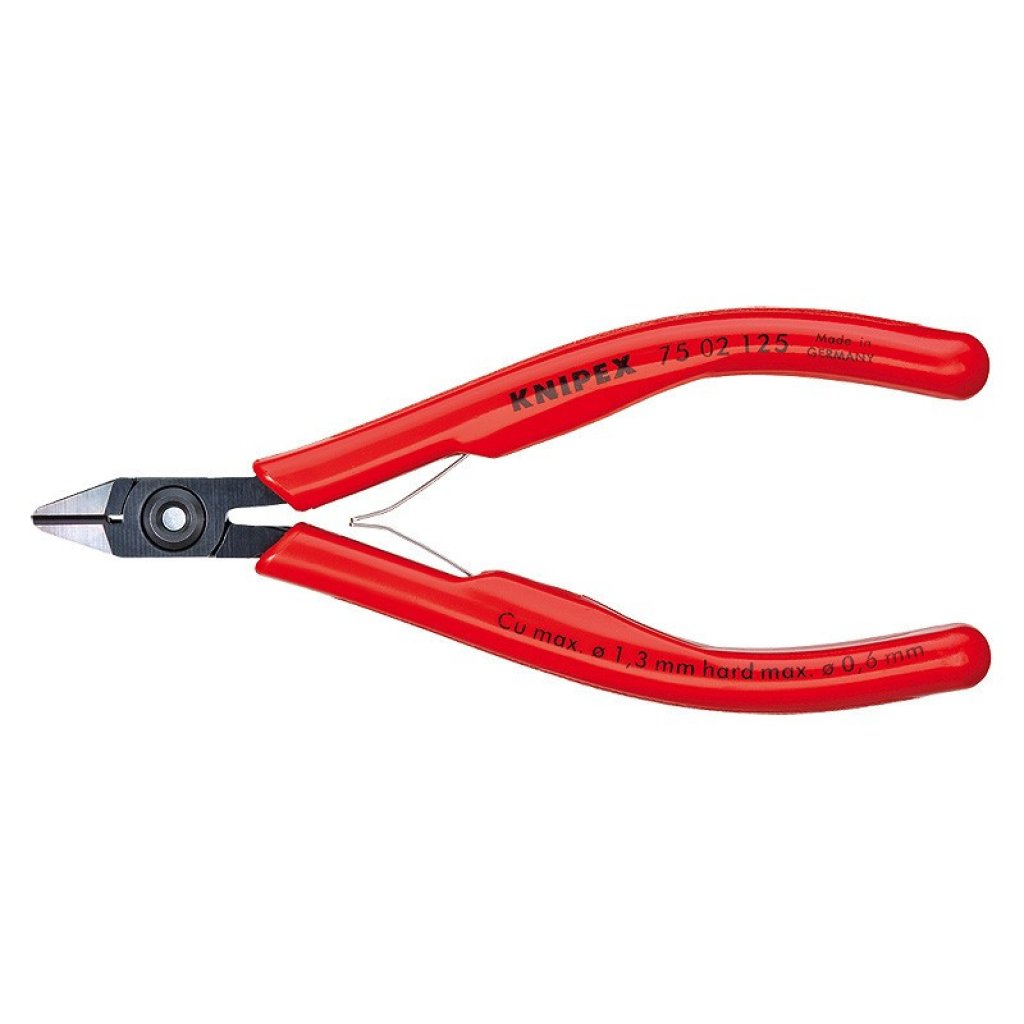 Boční štípací kleště pro elektroniku brunýrované 125 mm - 7502125