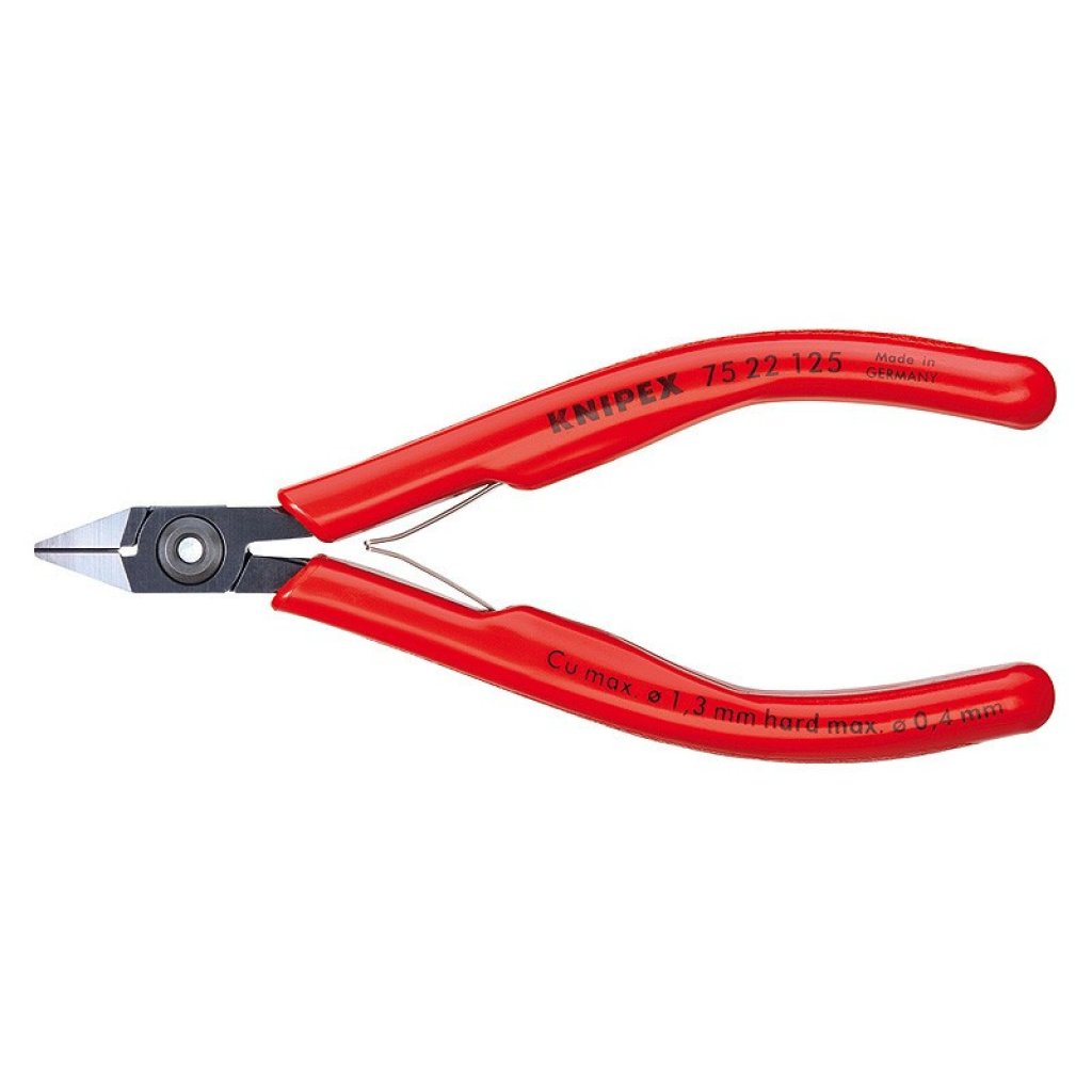 Boční štípací kleště pro elektroniku brunýrované 125 mm - 7522125