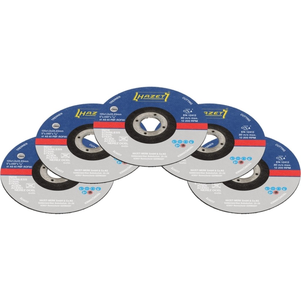 Brusný kotouč 125 x 1 x 22,23 mm pro brusku 9233, 5 ks