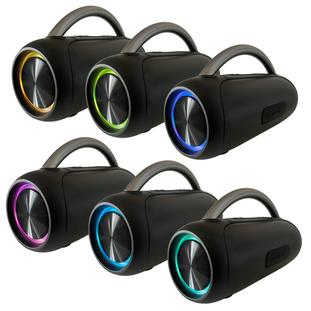 CARCLEVER bezdrátový Bluetooth reproduktor, voděodolný USB, AUX, MIC, TWS, IPX5