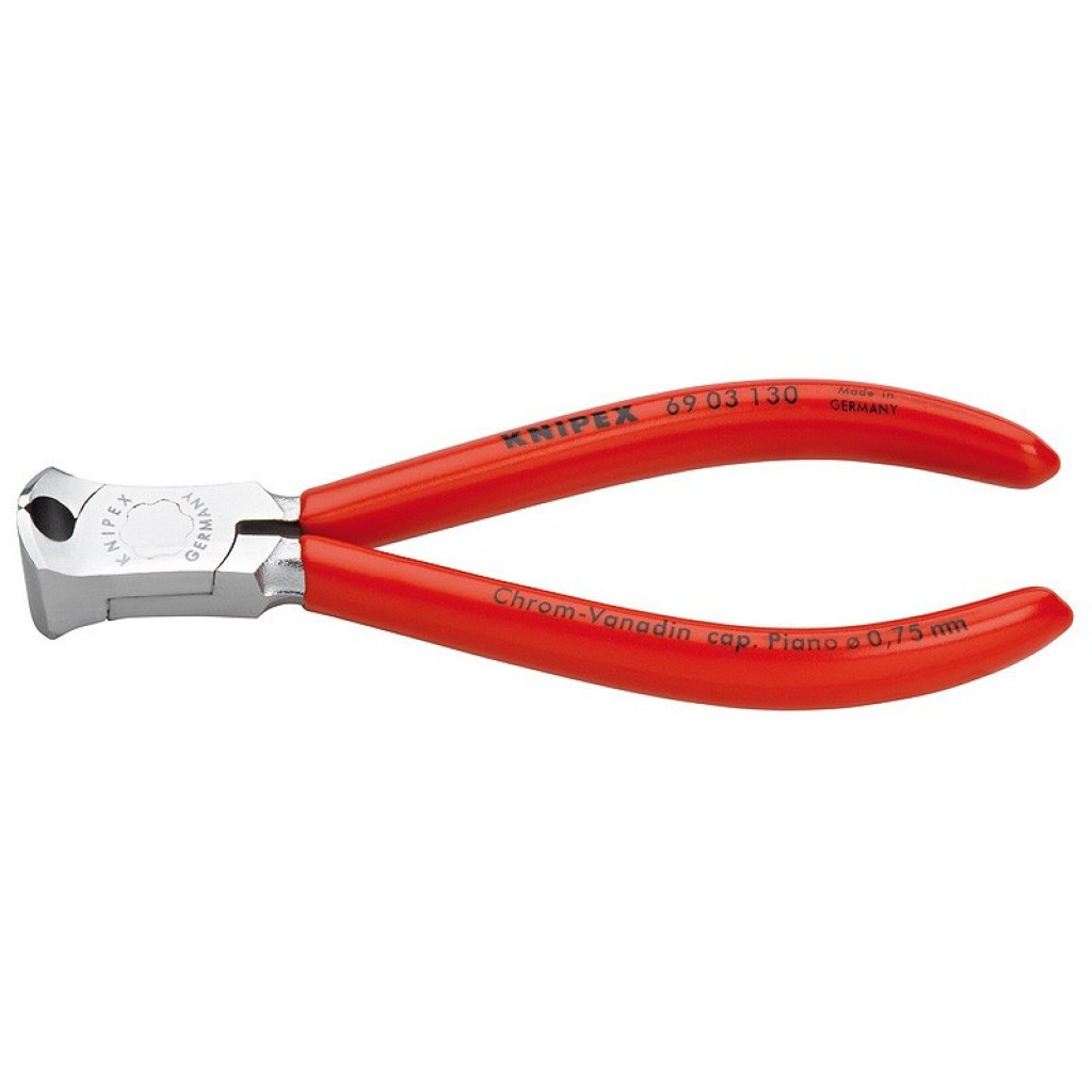 Čelní štípací kleště pro mechaniky chromované potaženo plastem 130 mm - 6903130