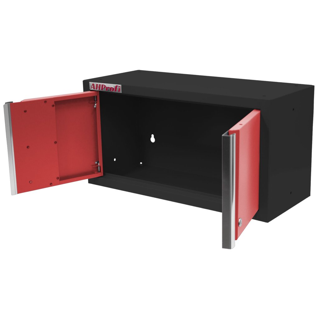 Celokovová dvoukřídlá závěsná skříňka PROFI RED 680x281x350 mm - RWGB1326C