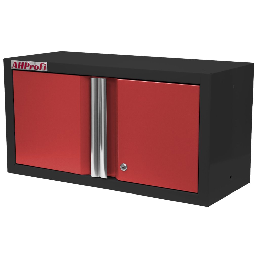 Celokovová dvoukřídlá závěsná skříňka PROFI RED 680x281x350 mm - RWGB1326C