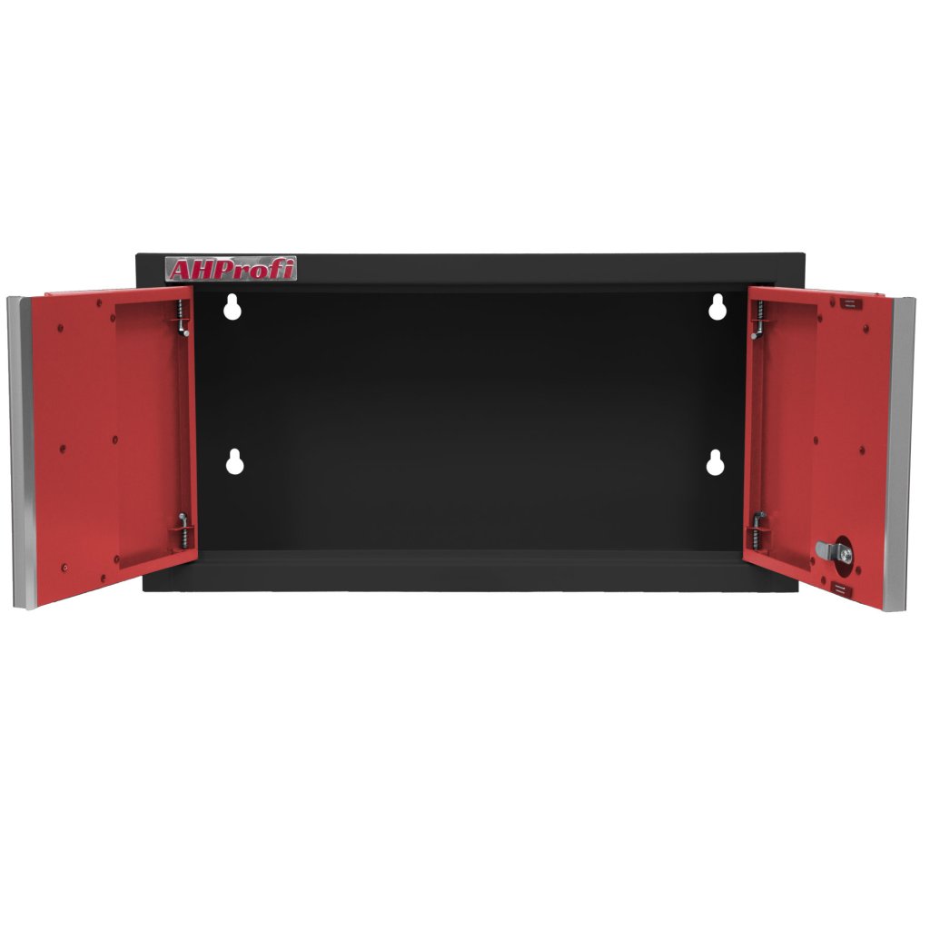 Celokovová dvoukřídlá závěsná skříňka PROFI RED 680x281x350 mm - RWGB1326C