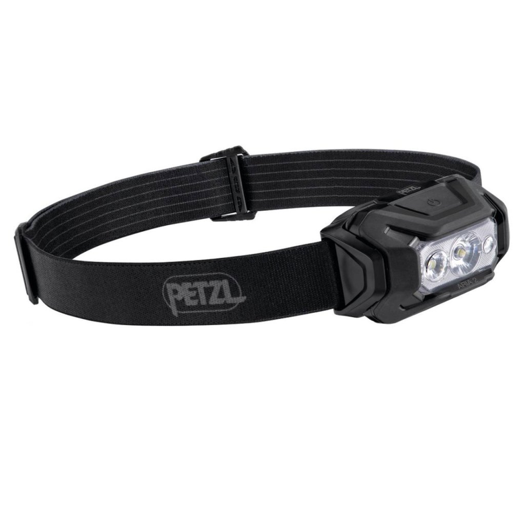 Čelovka PETZL Aria 2 RGB, černá, 450 lm - E070BA00