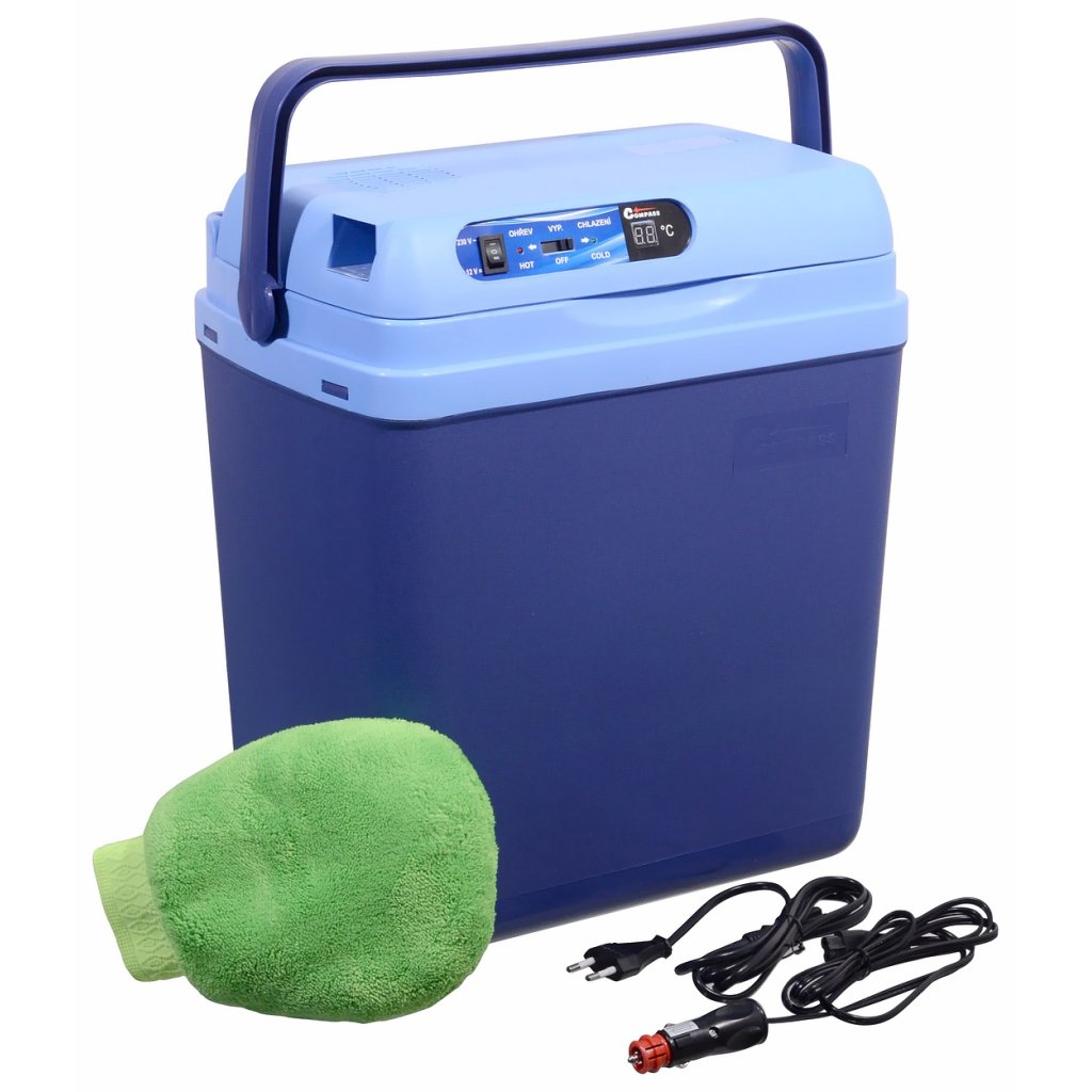 Chladící box 25litrů BLUE 230/12V displej s teplotou, 07121
