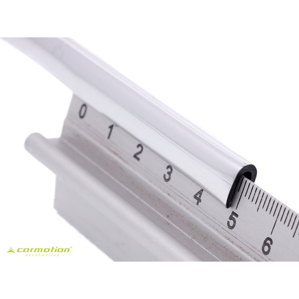 Chránič hrany dveří chrom L-65cm, 63781